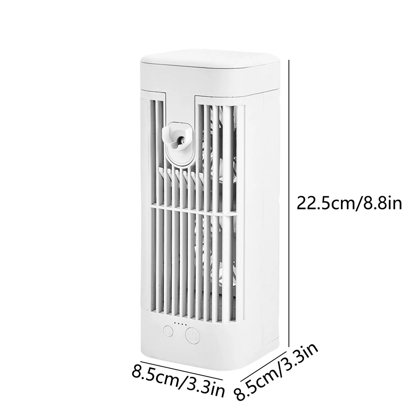 ﻿Air Conditioning Fan for Room Water Cool, Ice Water Air Conditioning for Room, Water Mist Fan Portable for Bedroom, Water Refill Air Conditioning Fan Chiller, Night Light Mistable Fan